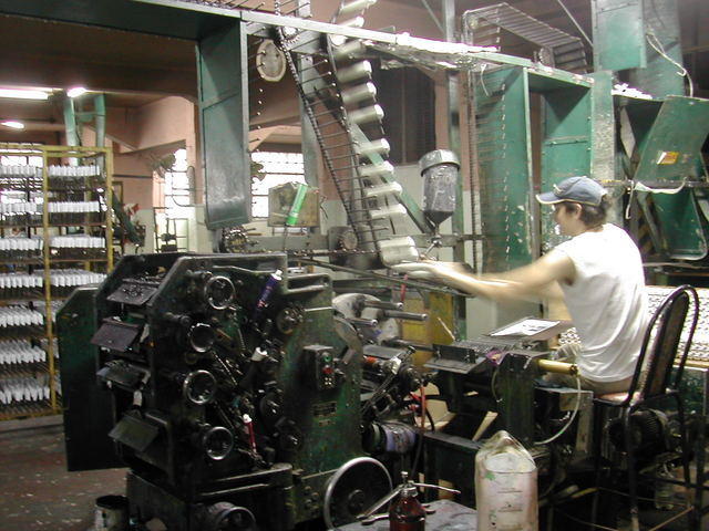 tubes roll down